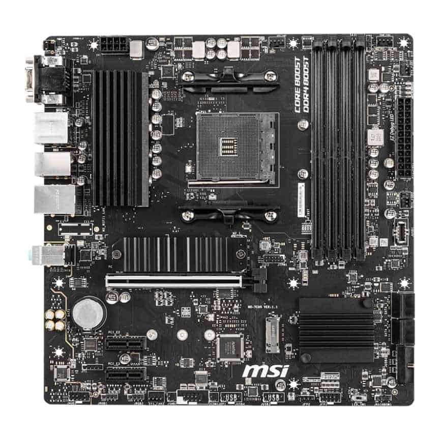 MSI AMD Ryzen B550M PRO-VDH AM4 PCIe 4.0 mATX Motherboard